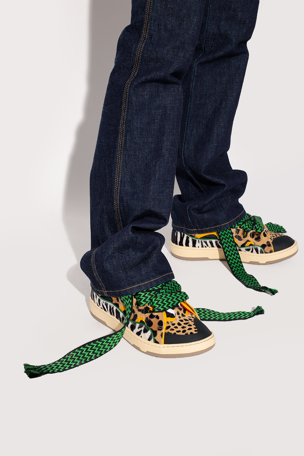 Multicolour 'Curb' sneakers Lanvin - Mm6 Maison Margiela